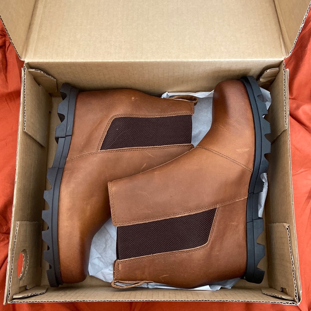 Sorel Brown Heeled Boots